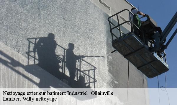 Nettoyage exterieur batiment Industriel   ollainville-91290 Lambert Willy nettoyage